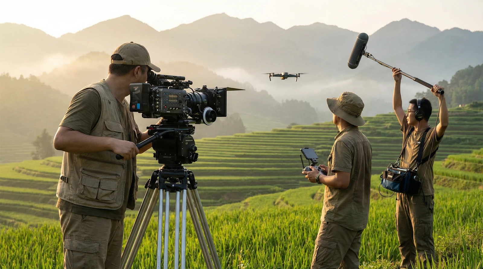 看片海角社区栏目云南梯田纪录片拍摄团队