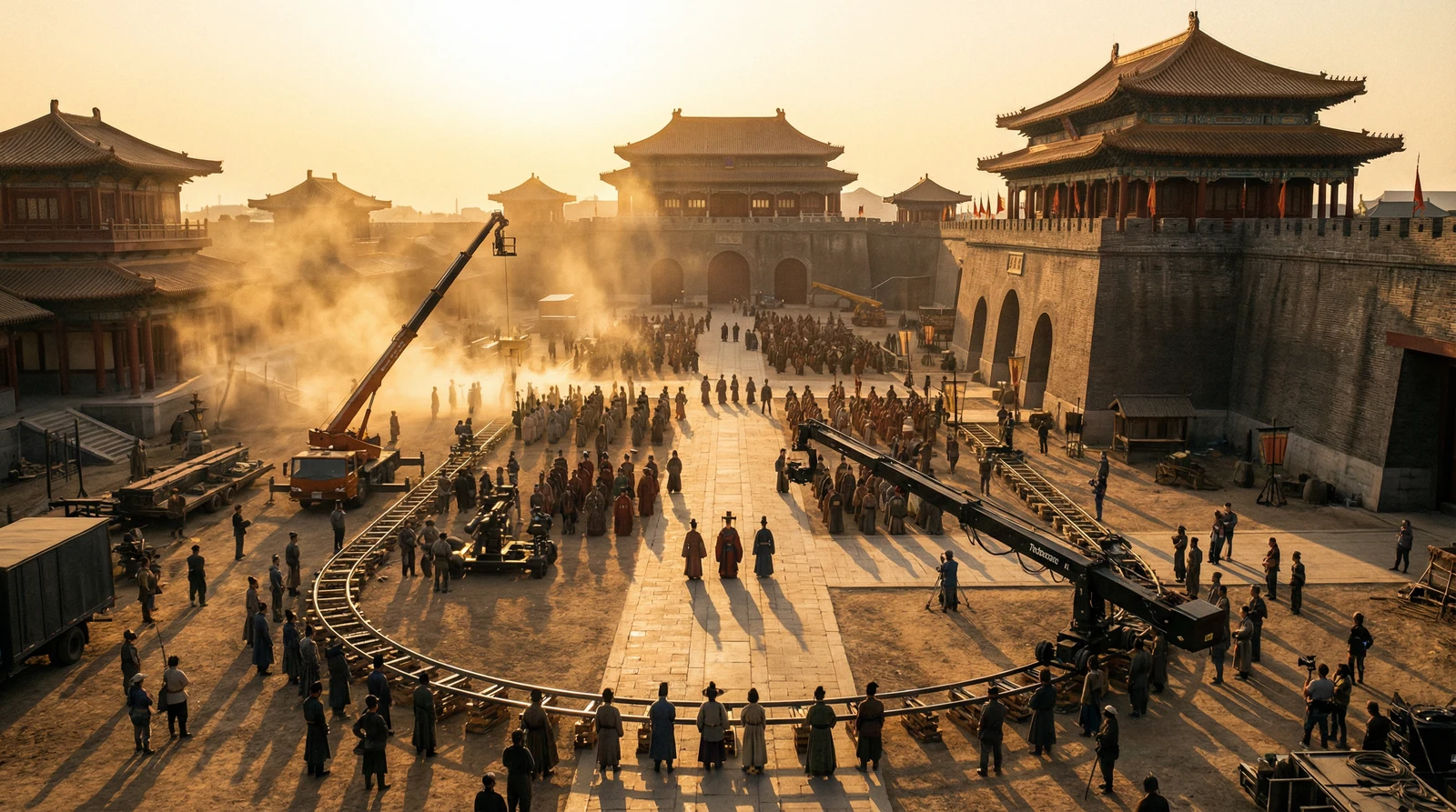 看片国产视频栏目大型影视拍摄基地全景